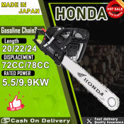 Honda 24" Gasoline Chainsaw - Powerful and Portable