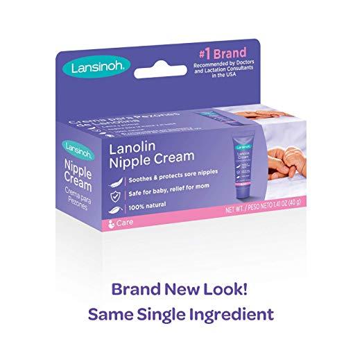 Lansinoh Nipple Cream for Breastfeeding, 1.41 oz Tube