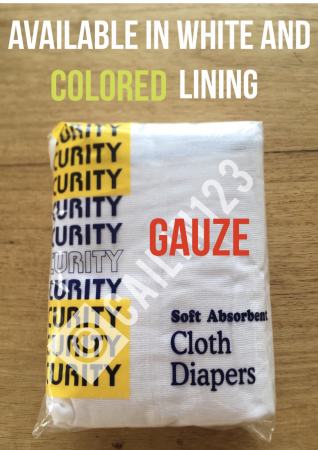 12 pcs Curity Gauze Cloth Diaper Gauze Lampin 36 x 17