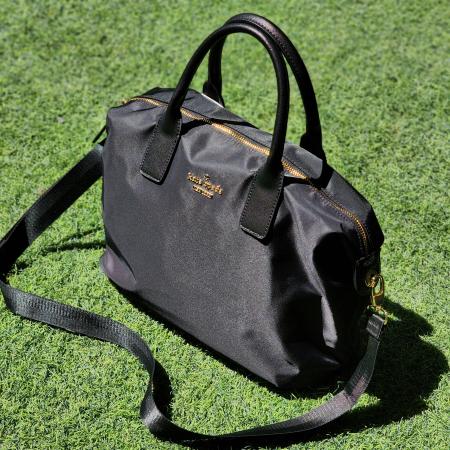 Kate Spade Classic Nylon Lyla Crossbody Bag, Black, Women's