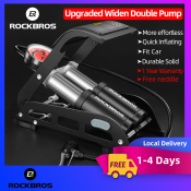 ROCKBROS Foldable Foot Air Pump - Portable Bike Inflator