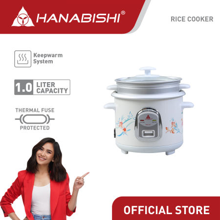 Hanabishi HHRCFS Rice Cooker with Food Steamer