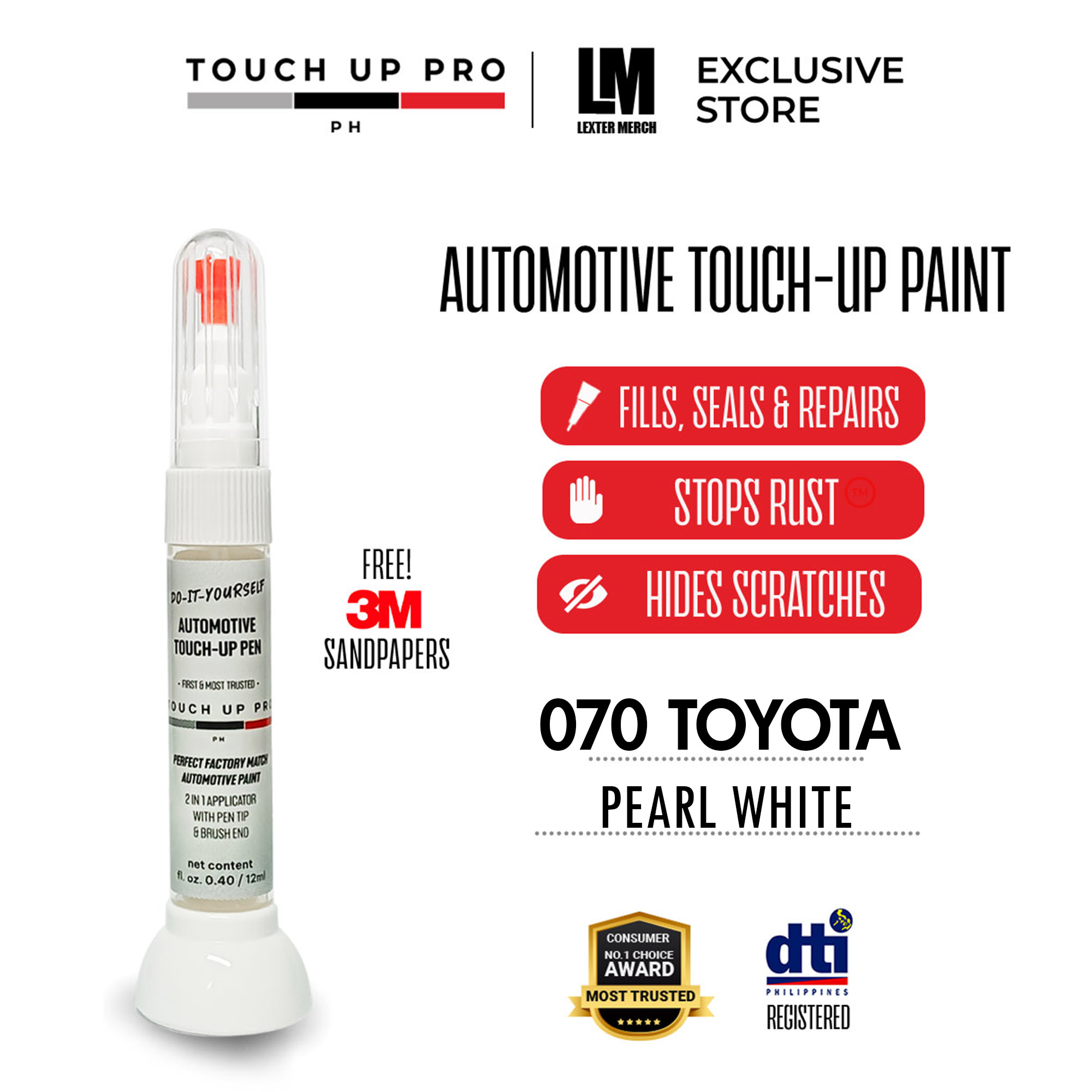 Honda NH700M Alabaster Silver Paint Touch Up Pen/Brush – 20ml Scratch Repair