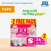 EQ Plus Big Pack Small  - 38 pcs x 1 pack  - Tape Diapers