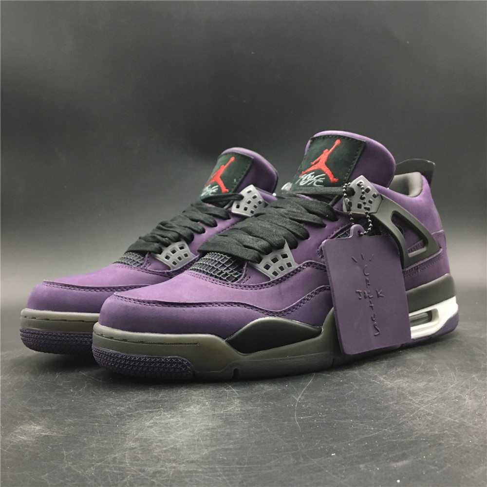 Nike Jordan 4 X Travis Scott Purple Marvelous Quality | Lazada PH