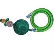 LPG Regulator with Gauge and Hose - Japanese Technology