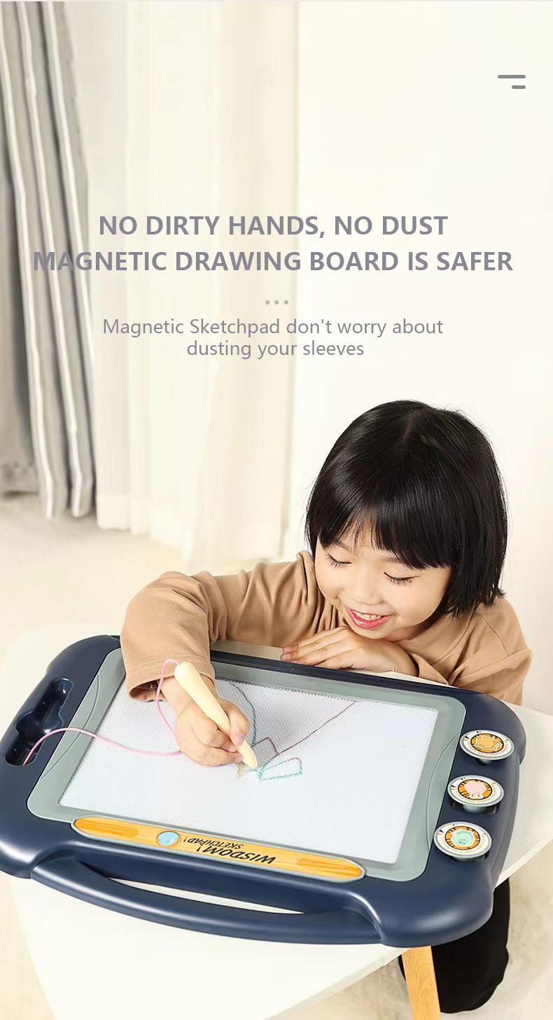 Magnetic Drawing Graffiti Board Toys Kids Sketch Pad Doodle