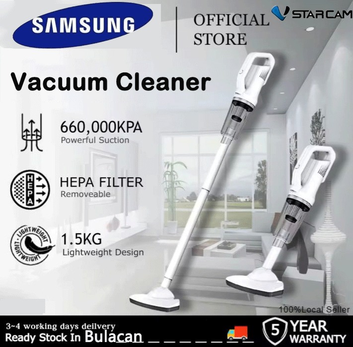 Samsung Wireless Cordless Vacuum Cleaner for Home and Car Cleaning