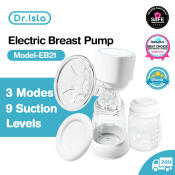 Dr.isla EB21 Tubeless Electric Breast Pump with Feeding Bottles