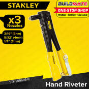 STANLEY Hand Riveter with 3 Nozzles - BUILDMATE