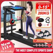 NEW LIFE Luxury Threadmill with Free Pull Rope and Turntable