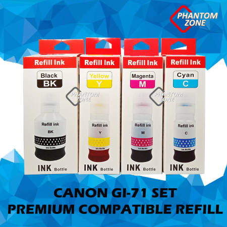 Canon GI-71 4-Color Refill Ink Set for Printers