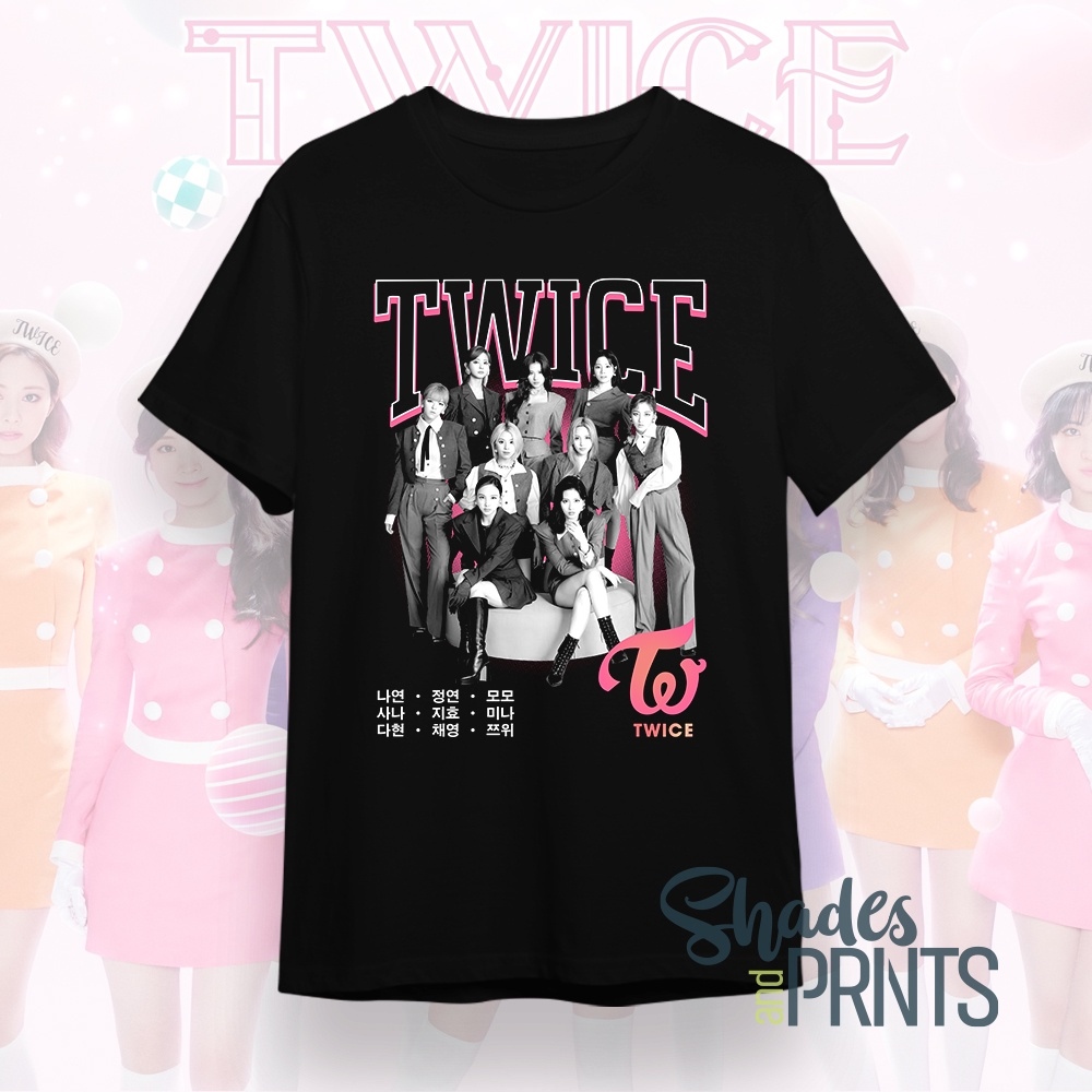 Twice Baseball Jersey Shirt Personalized All Over Printed Twice Members  Shirt Momo Sana Nayeon Chaeyoung Shirt Twice Logo Shirts Twice As Nine Kpop  Full Printed Shirt - Laughinks