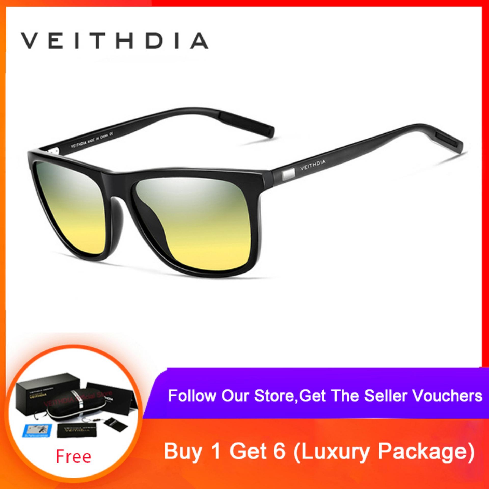 VEITHDIA Polarized Mens Sunglasses Brand Designer Sunglass Eyewear  Accessories For Men 3088