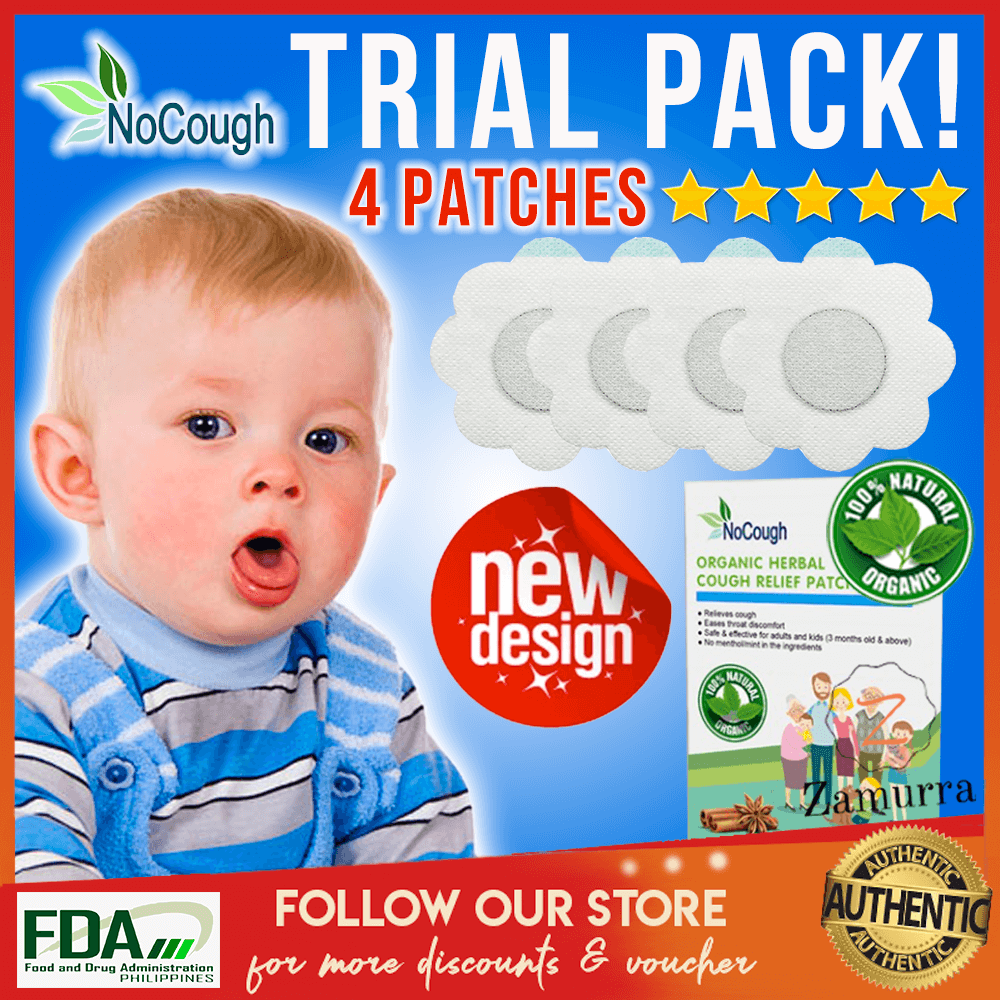 NOCOUGH Organic Herbal Relief Patch for Baby by Zamurra