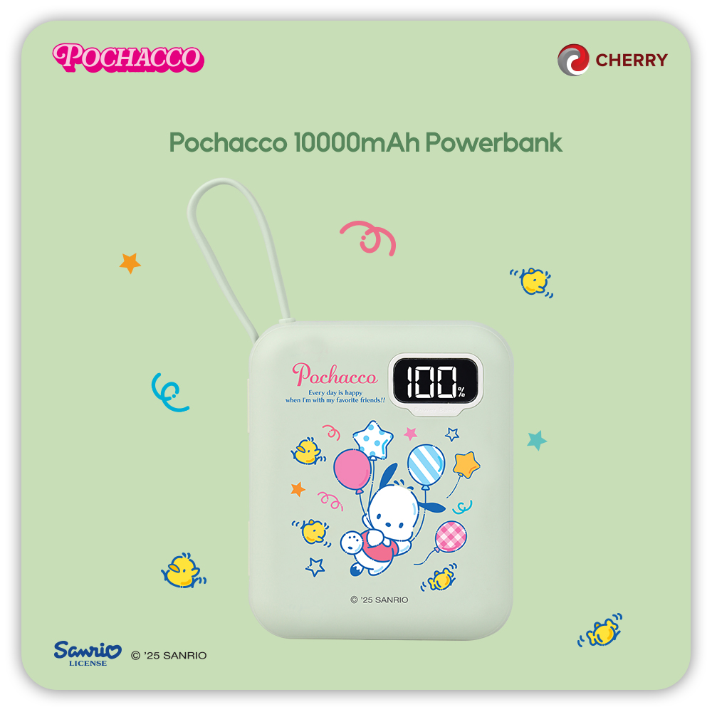 Sanrio Characters and CHERRY Powerbank 10,000mAh - Image 2