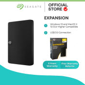 Seagate Backup Plus Portable External Hard Drive, USB 3.0