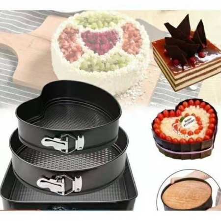 3-in-1 Nonstick Tiered Cake Pan Set for Baking