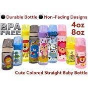 Colorful BPA-Free Baby Feeding Bottle with Soft Nipple