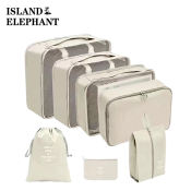 Travel Luggage Organizer Set by ISLAND ELEPHANT