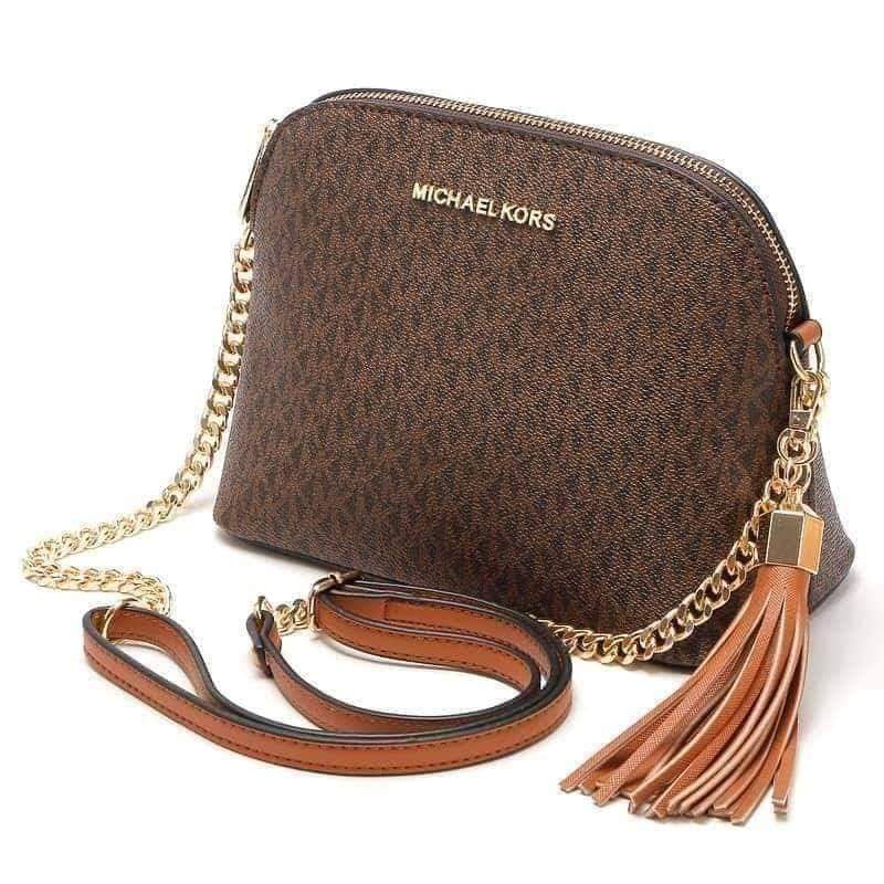 Mk sling store bag brown