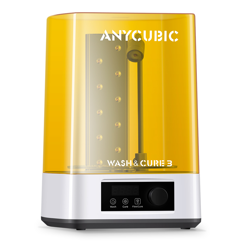 ANYCUBIC Wash and Cure 3.0, Newest Upgraded Volume 2 in 1 Wash and Cure Station, with Gooseneck Lights, for Mars Anycubic Photon Mono 4K 2 LCD SLA DLP 3D Printer, Washing Size of 165 x 100 x180 mm ราคา 3,899 บาท*ส่งฟรี