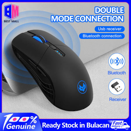 Rechargeable Bluetooth Mouse with Silent Breathing Light - Best-mall