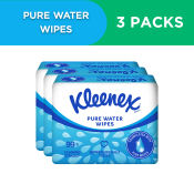 Kleenex Pure Water Wipes 20 sheets x 3 packs