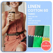 Linen Cotton Fabric 60" width