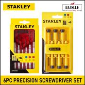 Stanley Precision Screwdriver Set with Cushion Grip - 6 Pc