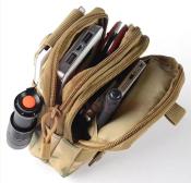 Compact EDC Utility Waist Bag with Cell Phone Holder