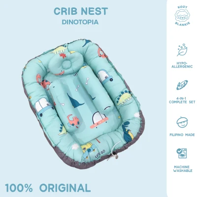 Kozy Blankie Baby Bed Crib Nest - Blue Spaceship (2)