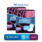 Whisper Skin Love Sanitary Napkin with Wings    2s