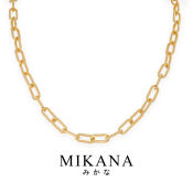 Mikana Gold Plated Ohta Chain Necklace - Women's Fashion