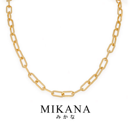 Mikana Gold Plated Ohta Chain Necklace - Women's Fashion