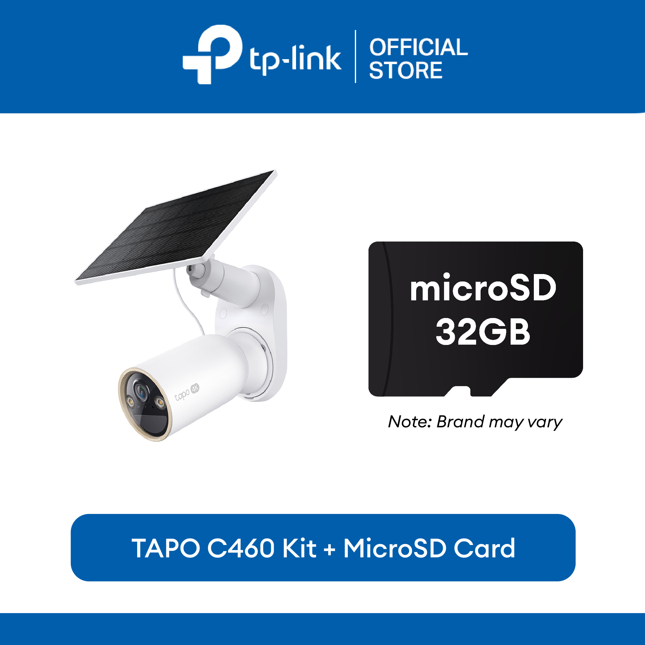 TP-Link Official Store / Tapo C460 Kit / 4K 8MP Solar-Powered Security Outdoor WiFi IP Security Cctv Sale Camera Connect to Cellphone with Mic and Speaker - Image 3