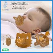 Day & Night Baby Pacifier Set for Breastfed Infants