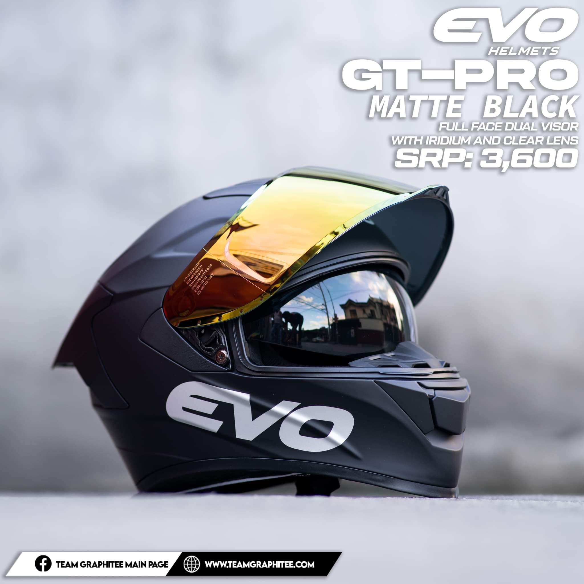 Face Helmet Evo Modular Helmet Matte Black Evo Gt Pro Matte Red