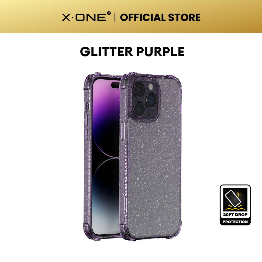 X.One Dropguard Pro Glitter Series Impact Protection Casing for i Phone 14 Pro Max/14 Pro/14 Plus/14 - Image 2