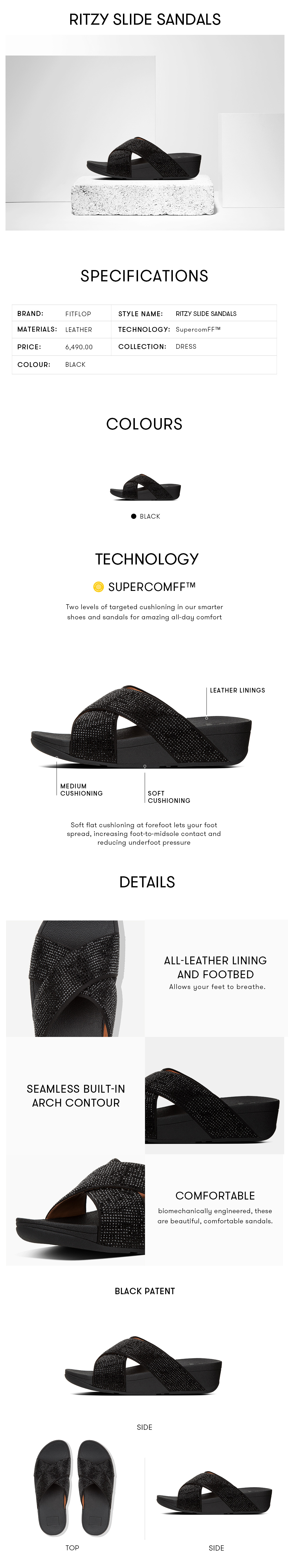 fitflop ritzy slide