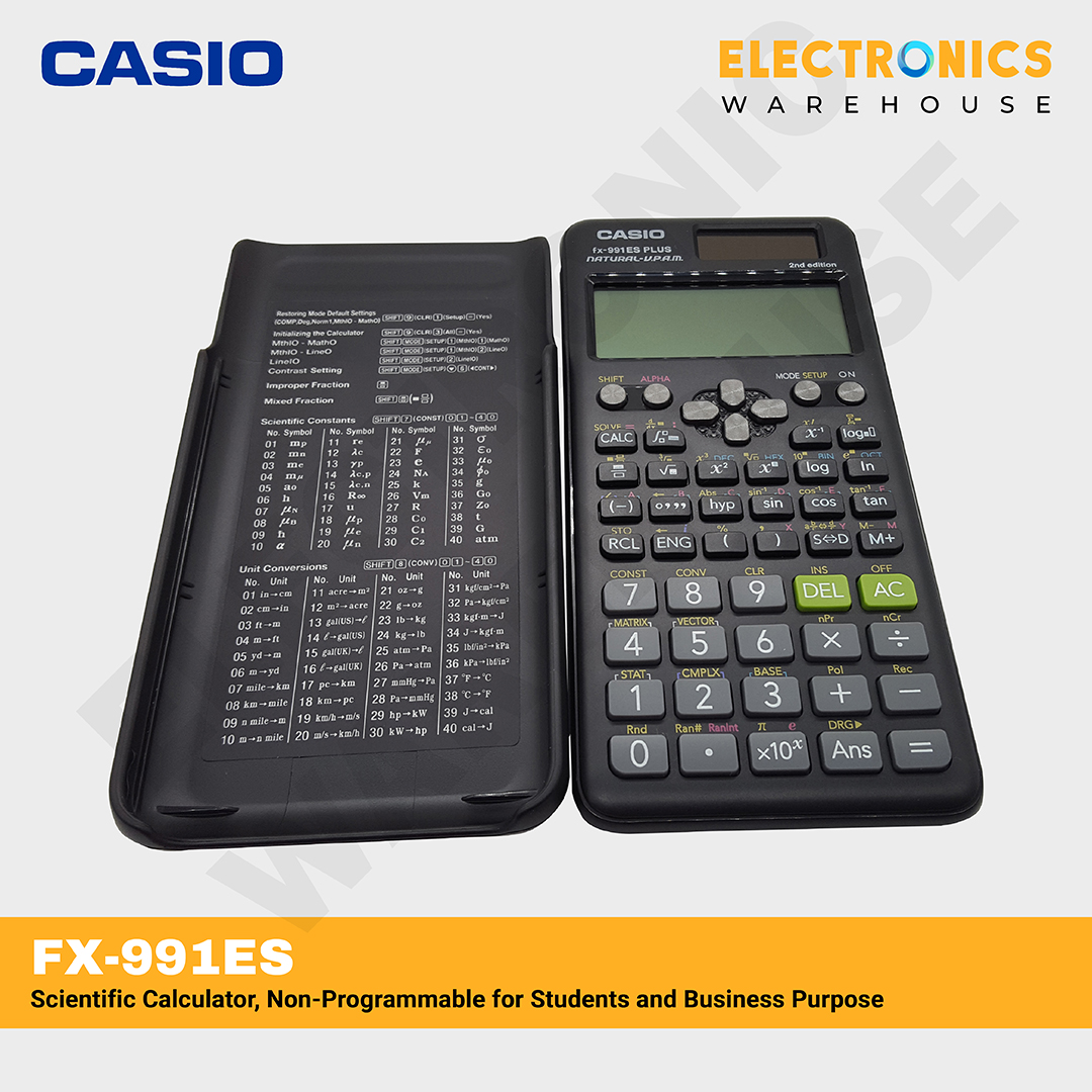 Casio FX-991ES Plus Non-Programmable Scientific Calculator