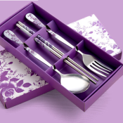 Creative Gifts 3PCS Tableware Set with Storage Box