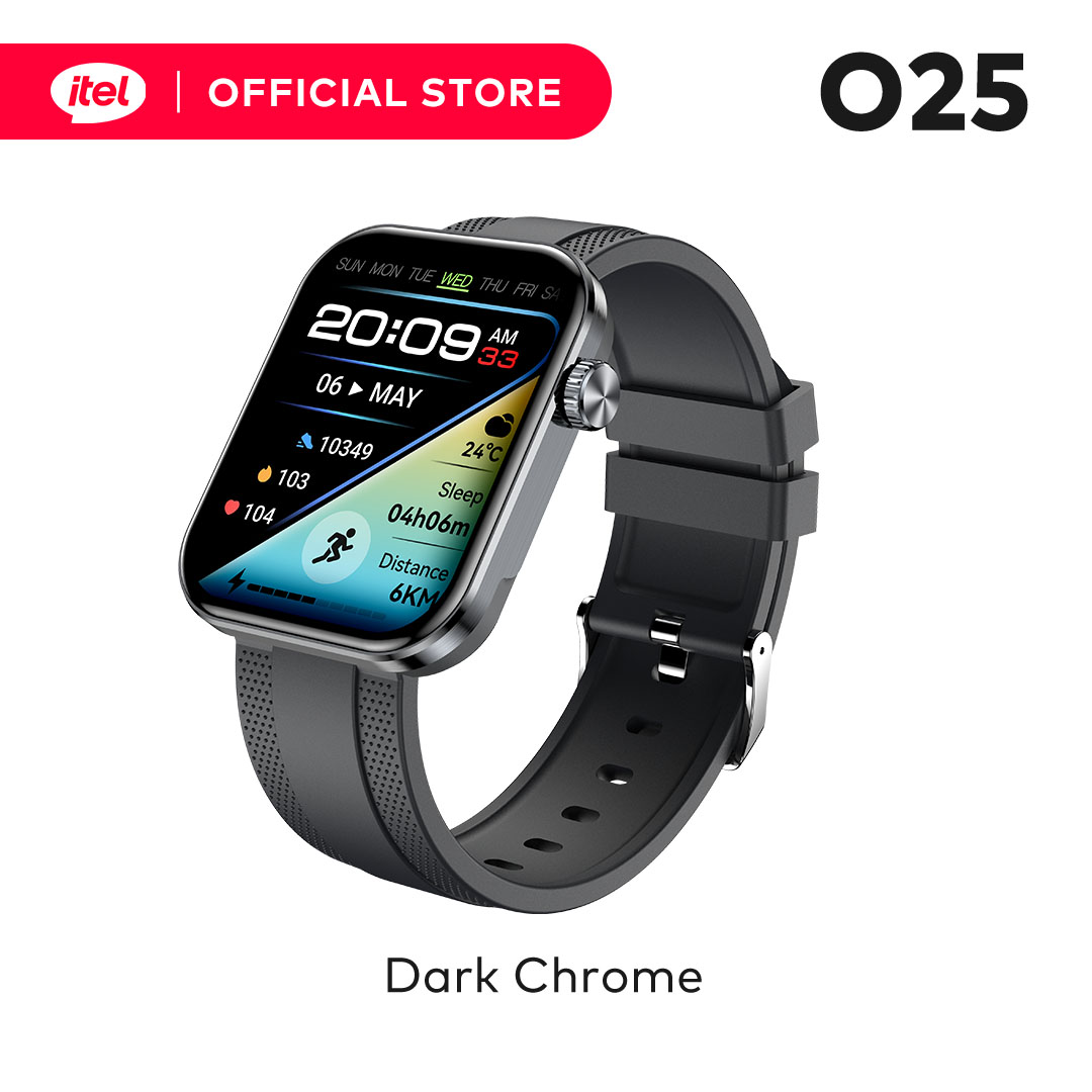 itel O25 Smart Watch Fit / 1.95" AMOLED / Metal Crafted / IP68 Water Resistance / 650nits Brightness - Image 3