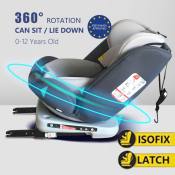 360° Rotation Baby Car Seat with ISOFIX and LATCH BAONEO