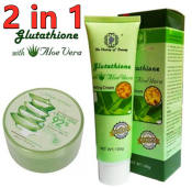 Aloe Vera Glutathione Peeling Cream + Soothing Gel 