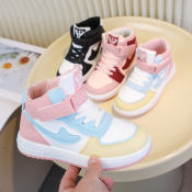 Korean-style High Top Kids Sneakers by 