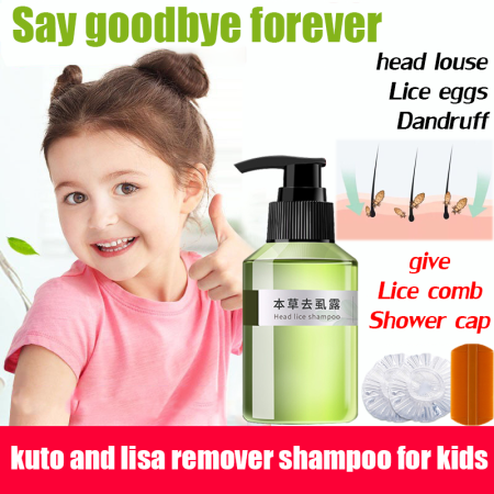 Fast-Acting Lice Removal Shampoo for Kids - Clear Comb & Treatment