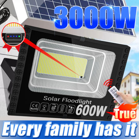 Waterproof Solar Flood Light - 1000W LED by TKK