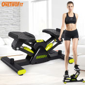 OneTwoFit Mini Stepper Exercise Machine - Home Fitness Equipment