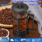 French Press Coffee Maker - Boron Silicate - 600/800ML